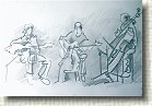 AZ trio * Dessin: Claudie Gimeno * 621 x 423 * (129KB)